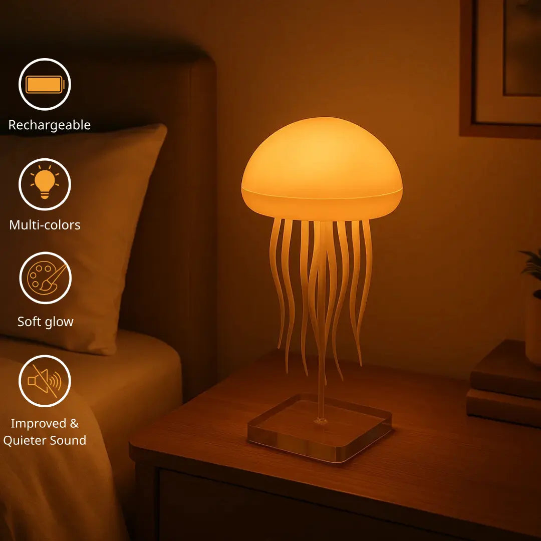 Voice-Controlled Jellyfish Lamp Hanging Style Novelusion