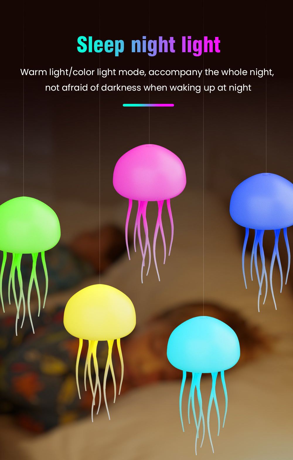 Voice-Controlled Jellyfish Lamp