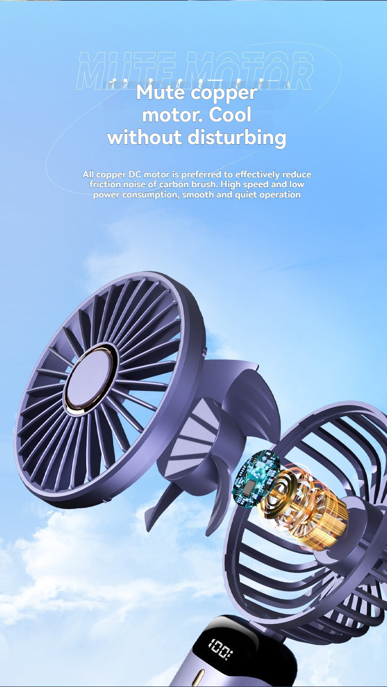 USB Rechargeable Portable Neck Fan