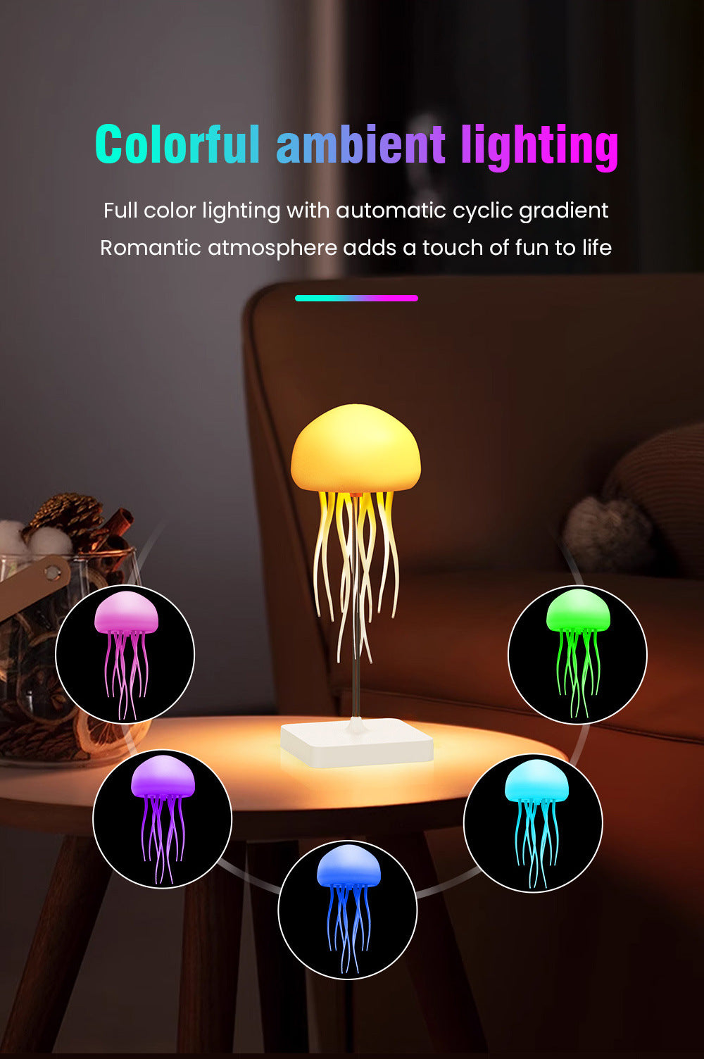 Voice-Controlled Jellyfish Lamp