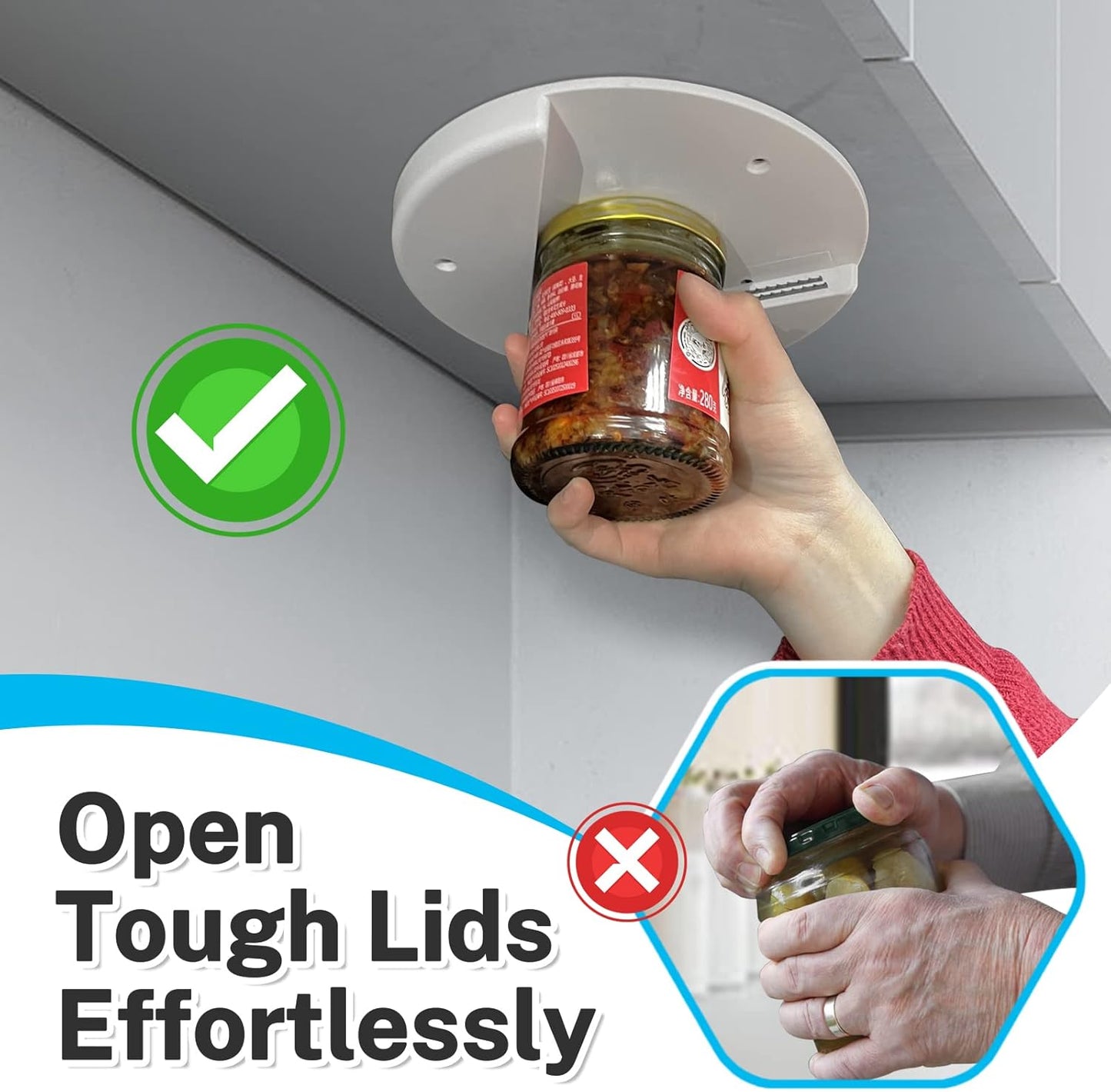 Under Cabinet Jar Opener