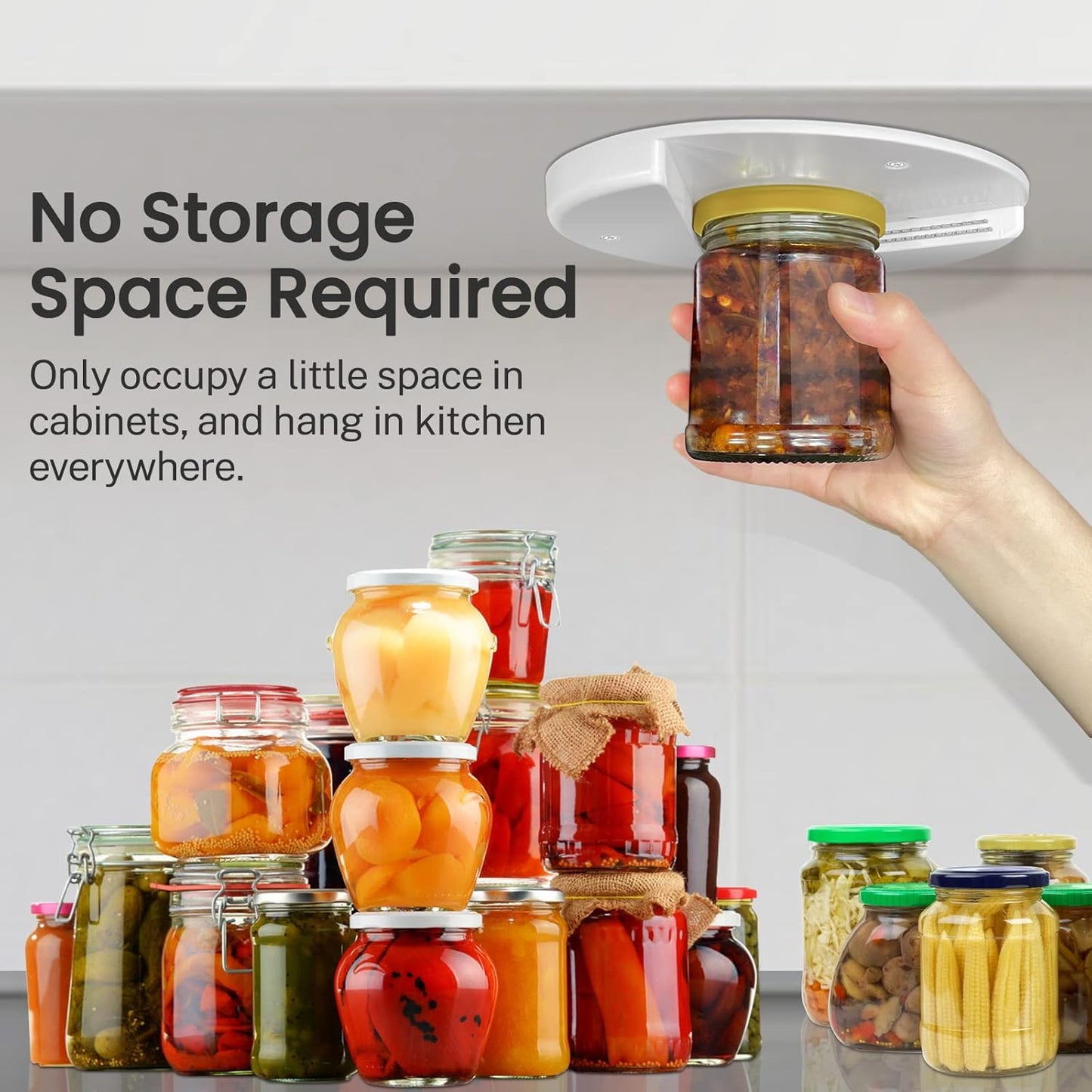 Under Cabinet Jar Opener
