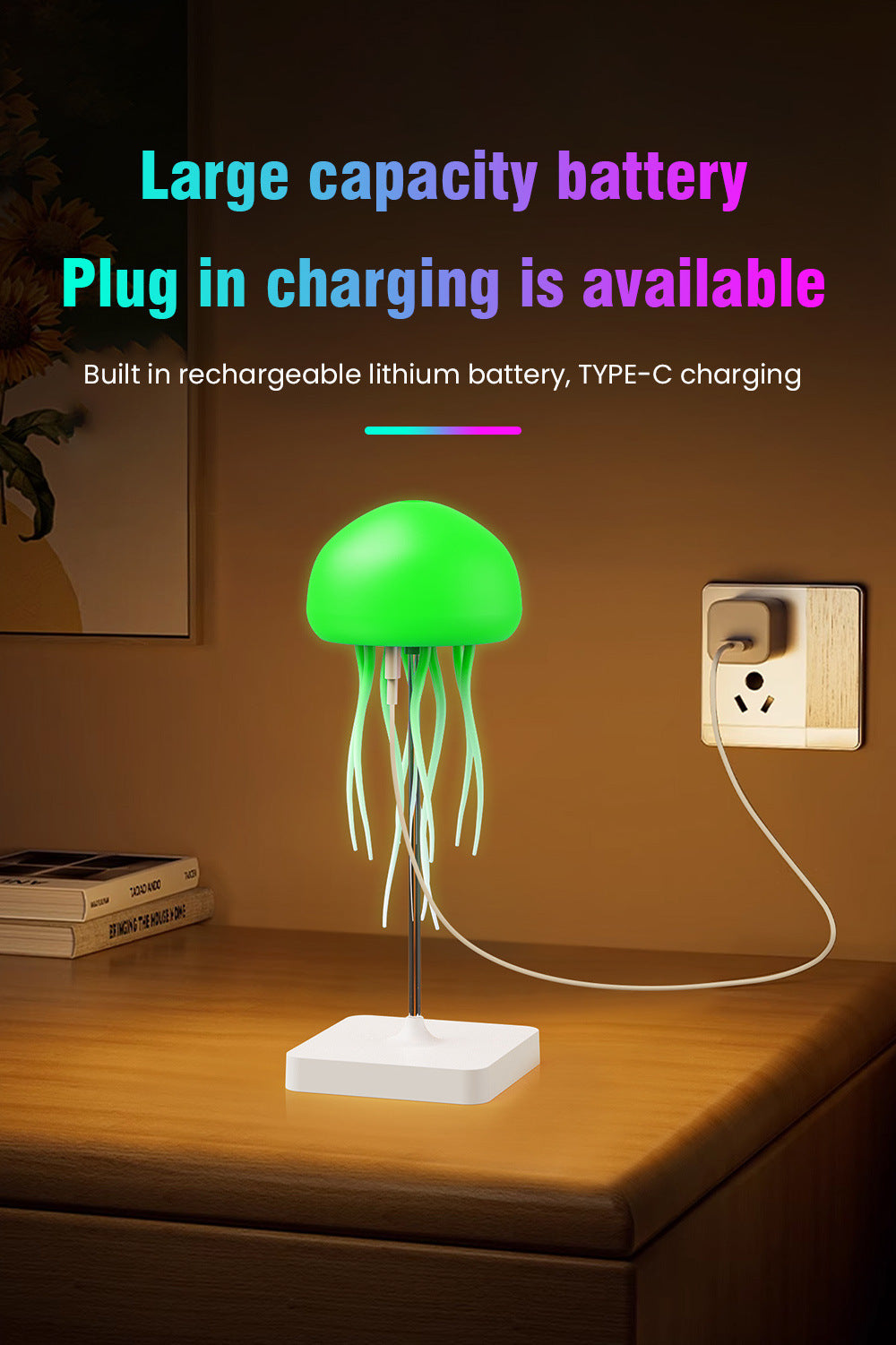 Voice-Controlled Jellyfish Lamp