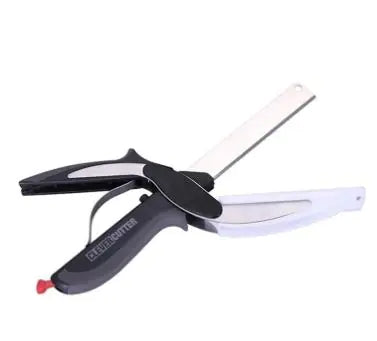 Stainless Steel Scissors & Cutting Board Knife Novelusion