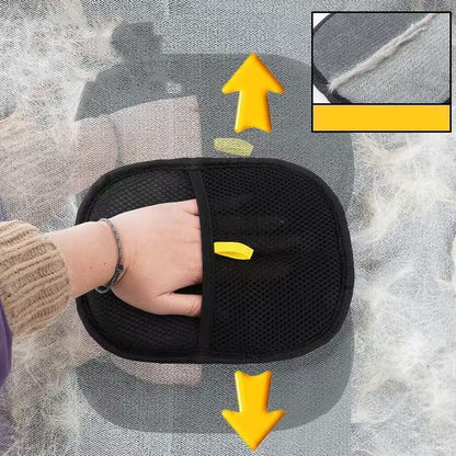 Electrostatic Pet Hair Grooming Gloves