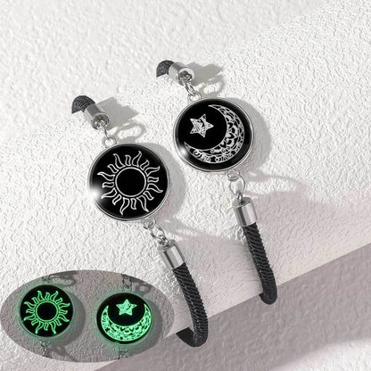 Sun-Moon Smart Sensing Couple Bracelet