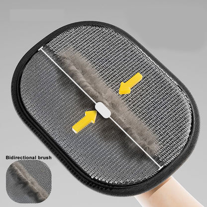 Electrostatic Pet Hair Grooming Gloves