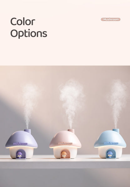 Mushroom House Humidifier Light