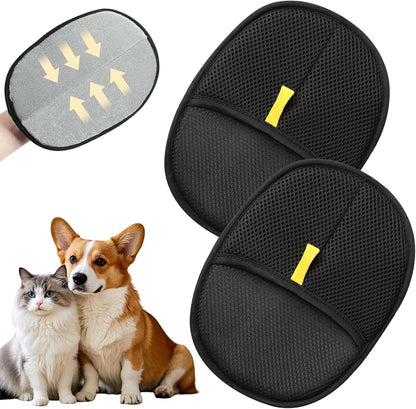 Electrostatic Pet Hair Grooming Gloves