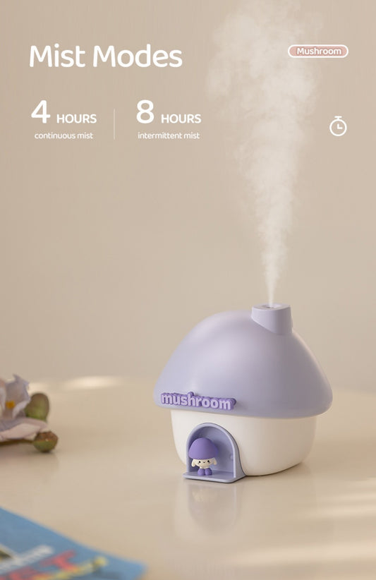 Mushroom House Humidifier Light