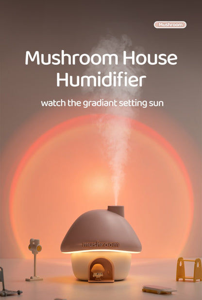 Mushroom House Humidifier Light