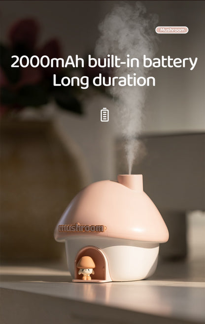 Mushroom House Humidifier Light